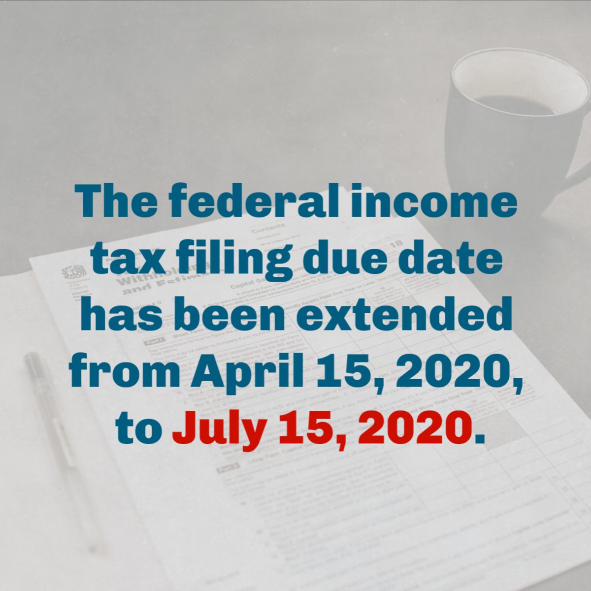 XNEFinancial's tweet photo. The federal income tax filing due date has been extended, but today is still the perfect day to let us help you with your taxes. You've got enough on your plate right now, let us handle this one for you. Contact us!
#Taxes #FederalIncomeTax #FilingExtension https://t.co/Vu2P1bW8eC