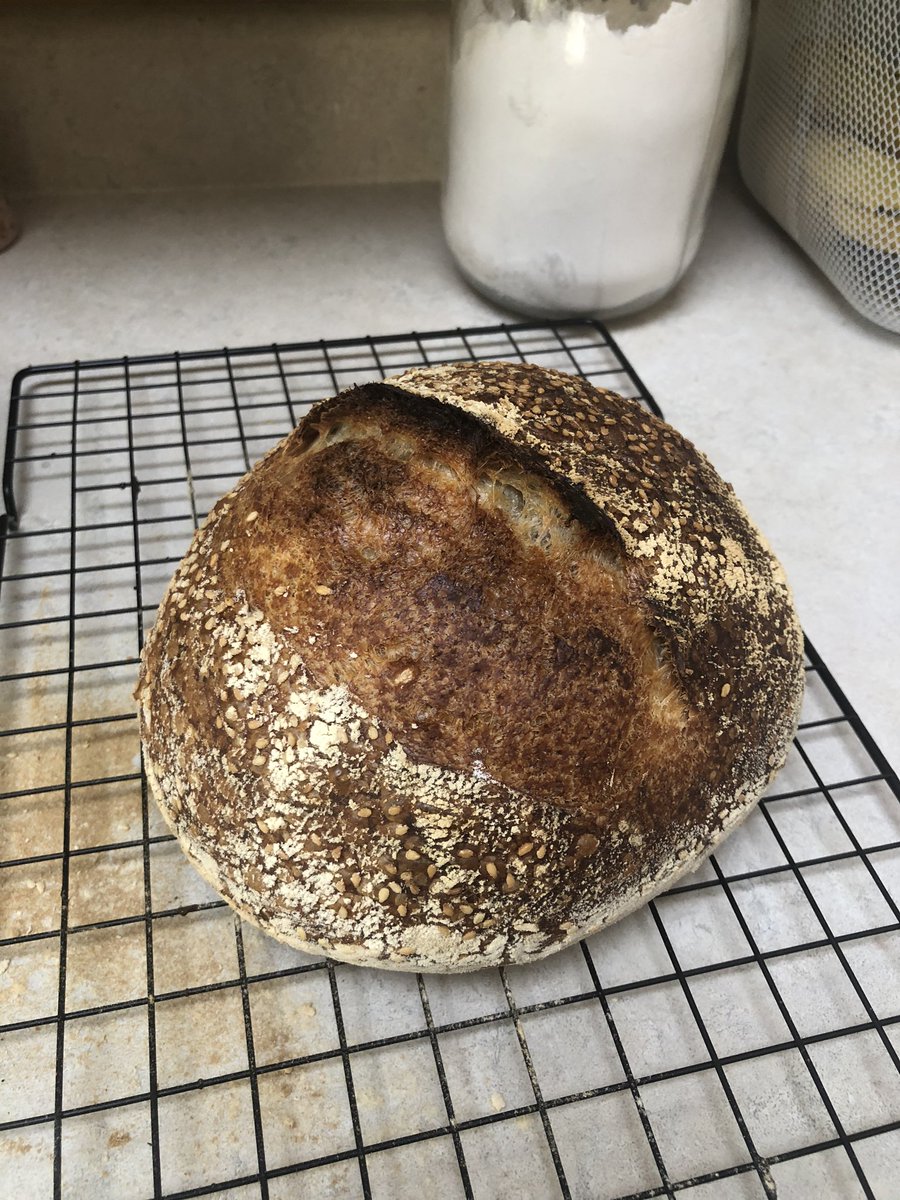 I made bread. It was cool! Recipe from <a href="/thekitchn/">The Kitchn</a>