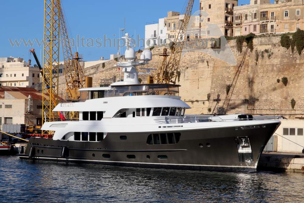 ShipsInPics's tweet photo. Thanks for the mention! Shipguru: #AlloyYachts #built #CARYALI #berthed at #Palumbo #Superyachts #Facilities, #Malta - 08.02.2020 - https://t.co/mHD2qaFt3w worldshipsoc ShipsInPics ybw YachtspotterCom yachtingmonthly YachtingMag https://t.co/zmVNmpD8LU