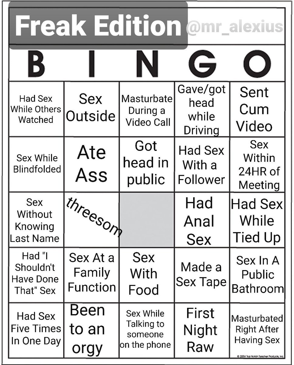 a_monique94's tweet photo. This shit ain't even right lmfao ๐ญ๐๐๐
We need another edition that's a little freakier....cause UH Damn.
#freakedition #bingochallenge https://t.co/BdqjgnYgBJ