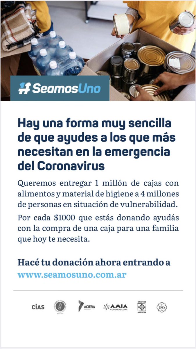 marquitosmelis's tweet image. Gran iniciativa para ayudar a los que más lo necesitan !