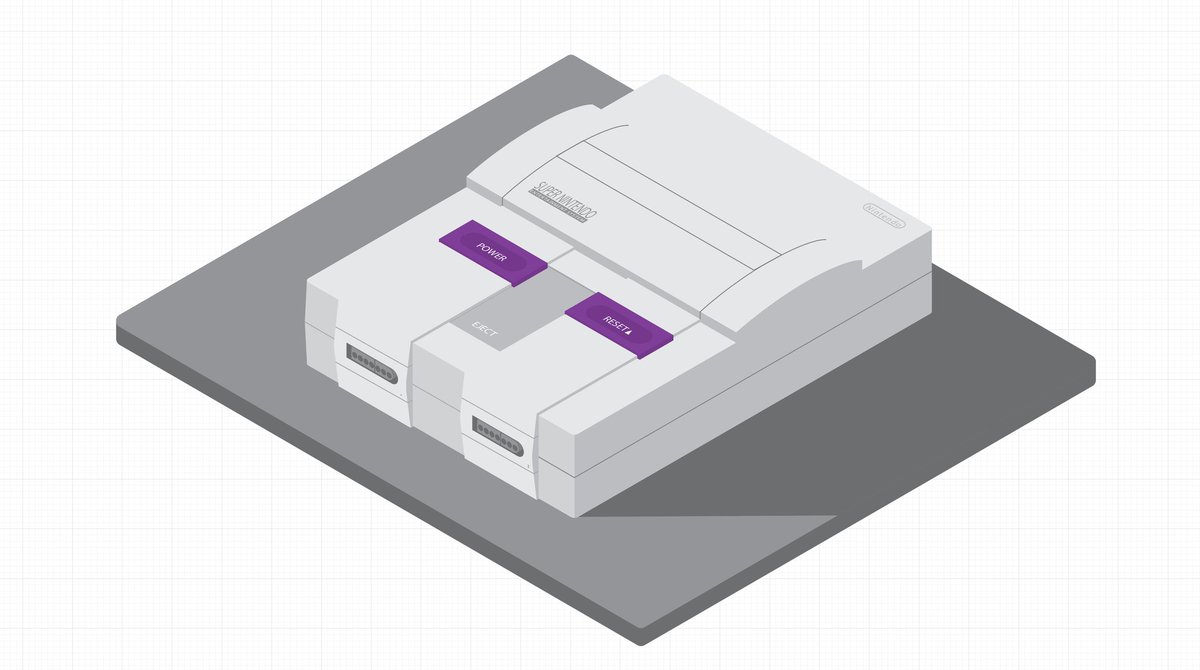 VectorMike2's tweet image. Isometric Super Nintendo
www.behance/vectormike

 #createwithillustrator #illustration  #Nintendo @adobe @adobecreativecloud @_adobeillustrator_ #vectorart #illustration