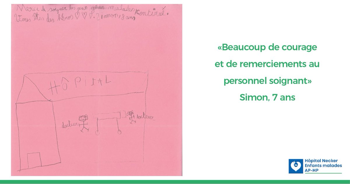 [SOUTIEN] 🙏 
Merci Simon d' encourager tout le personnel de l' <a href="/hopital_necker/">Hôpital Necker AP-HP</a>  <a href="/APHP/">Assistance Publique – Hôpitaux de Paris (AP-HP)</a> 😍
 #SoutienAuxSoignants