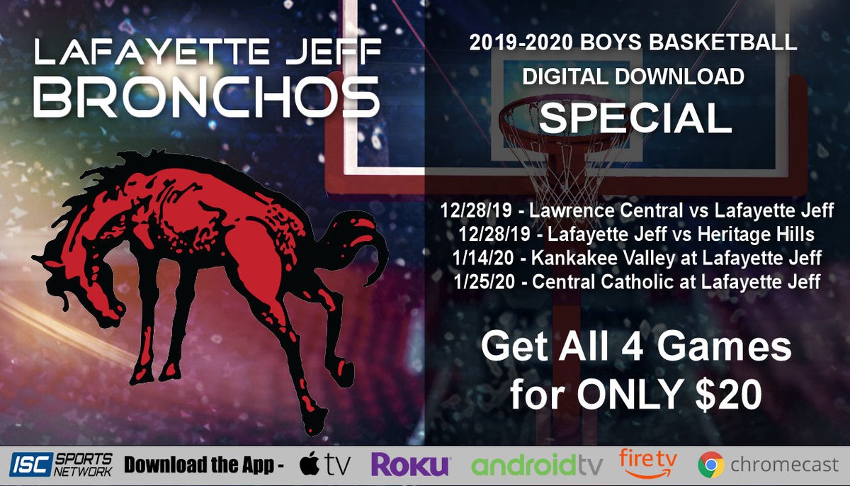 SPECIAL OFFER! Get all 4 Digital Downloads listed below from the 2019-20 Lafayette Jeff Boys Basketball Season for only $20+tax. mtcsports.net/2019-20ihsaabb…