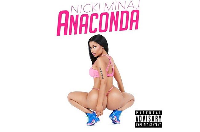 “Pink thongs” could be a reference to her iconic hit Anaconda, where she appears wearing a pink thong on the single cover of the song as well as in the music video.