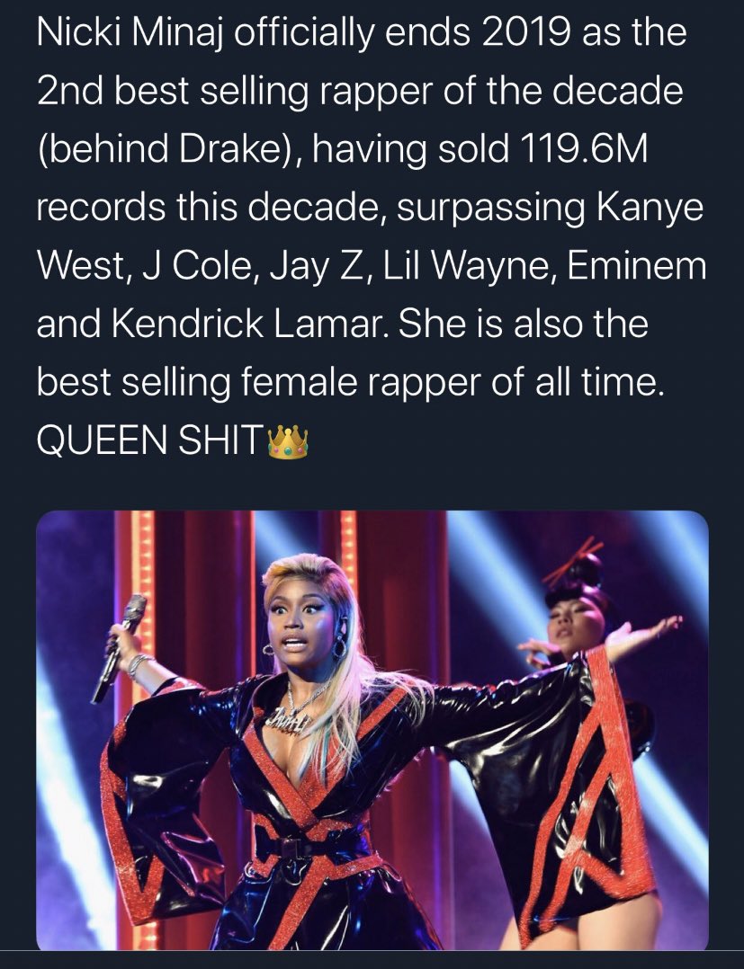 Since then, Nicki has gone pop and back, been cosigned by her favorite rappers, stood side by side with the Queen B and taken several musical risks that have paid off. What else is there left to do?