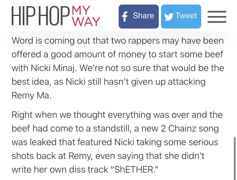 Atlantic Records offered up-and-coming female rappers (including Lady Leshurr, ​CupcakKe, and possibly Cardi B) up to $250k to act as ‘rivals’ to Nicki. But you can’t mass produce the Nicki brand. Only Nicki has the design and “Pinkprint” to such carefully curated architecture