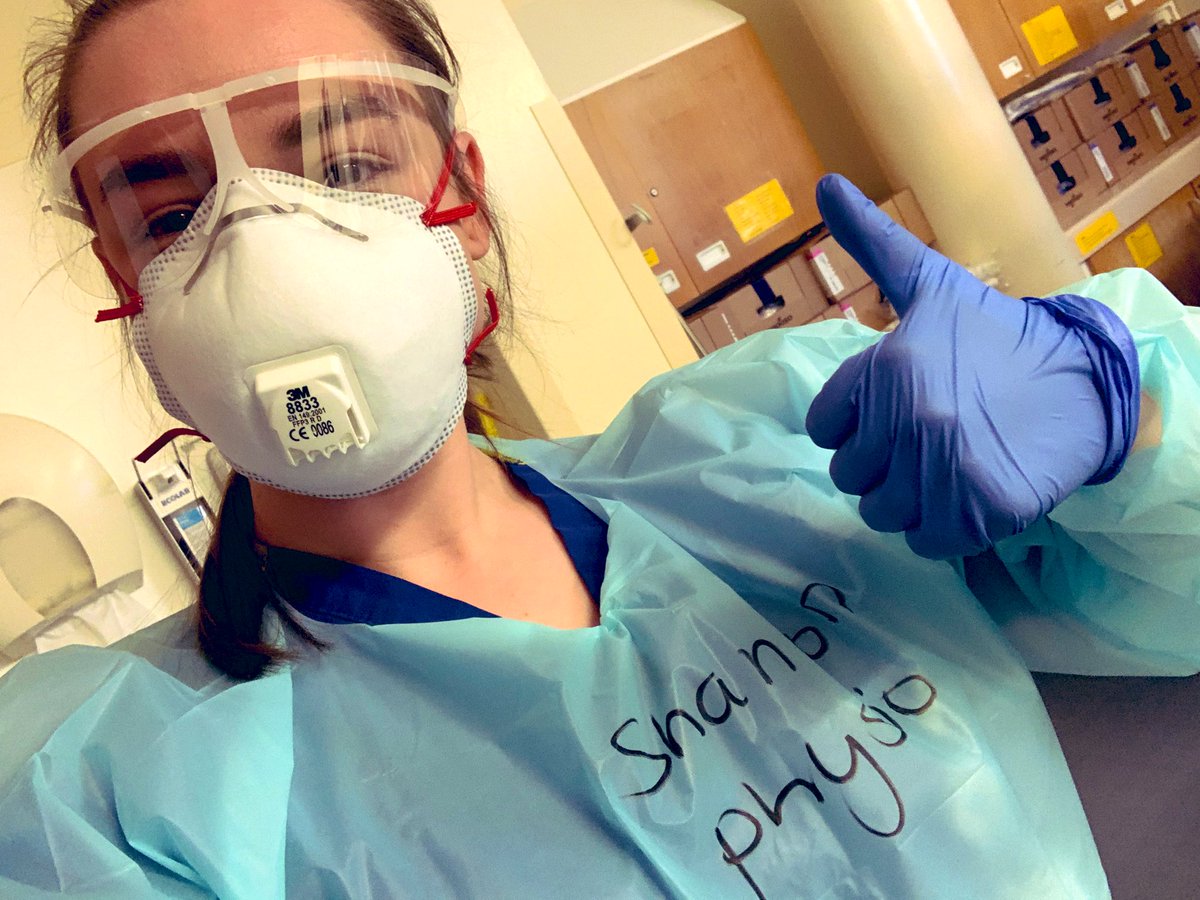 ShanSaunders's tweet photo. Today on ITU we decided to start writing our name and profession on our gowns to improve communication within the multidisciplinary team as well as with the patients! It is simple but effective. @RBCHTherapy @RBCH_NHS #NHSheroes https://t.co/gSDivOU6Nu