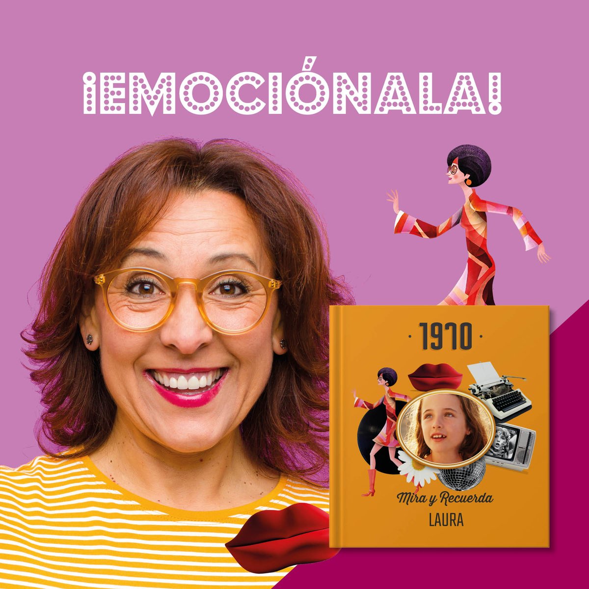 lookandremember's tweet photo. @Elohim207 @MartaMarne_ @Lib80mundos Aunque ya tengas tu idea de regalo para tu madre, te ofrecemos otra idea: un libro personalizado, con sus fotos, del año en que nació: https://t.co/ILM61BmoUO https://t.co/DjRjYDhtmO