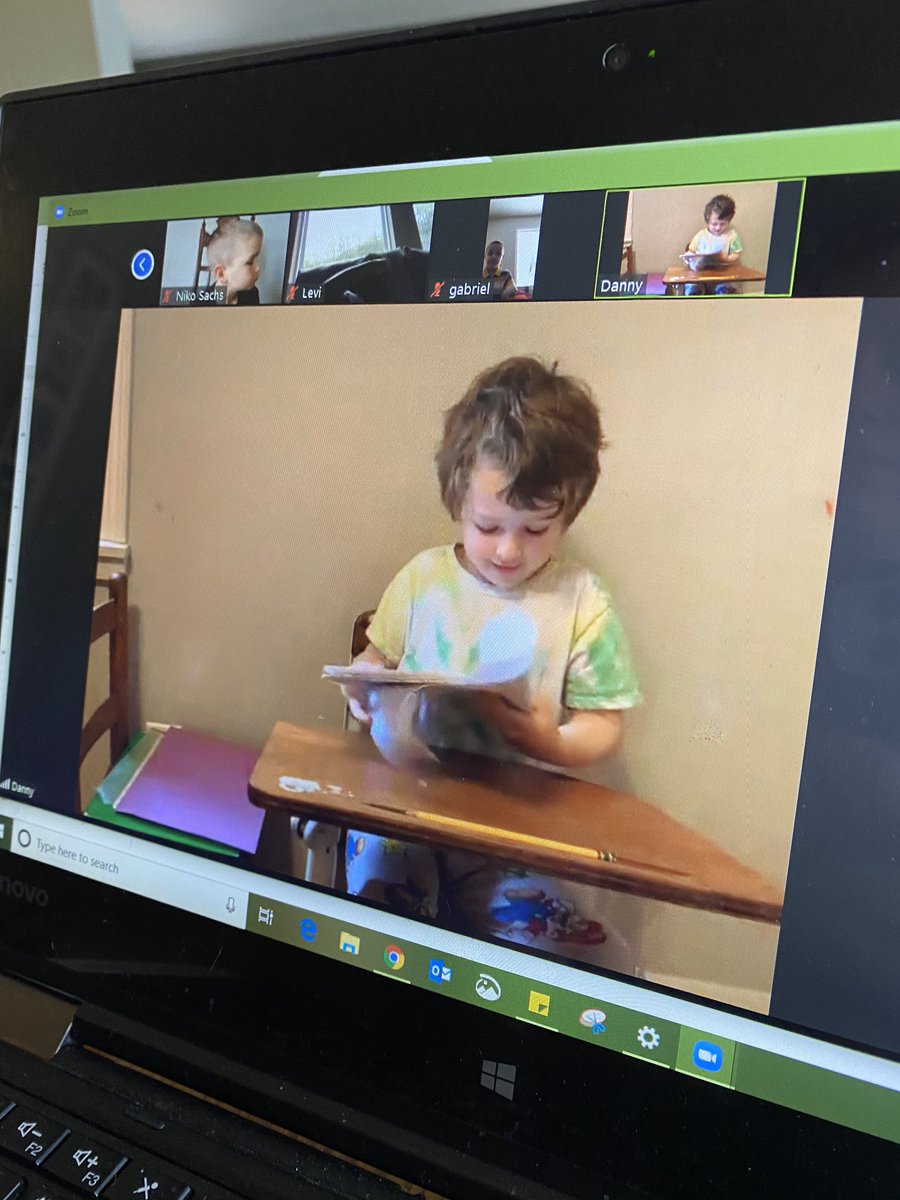 MissTwenter's tweet photo. Sharing our ABC books from last week at our class zoom meeting! #ParkHillProud https://t.co/jo3lM5YzSU
