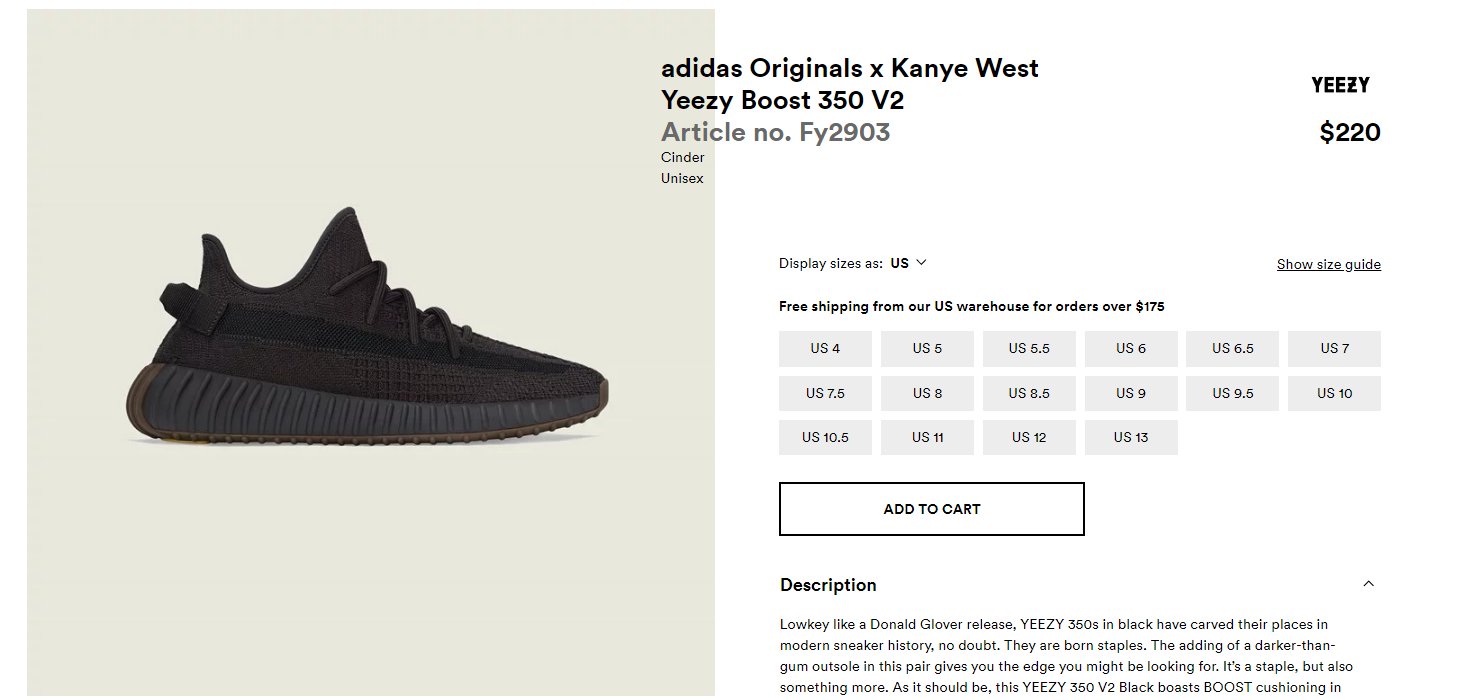QC Yeezy 350 V2 Cinder Reflective from BM Lin FashionReps