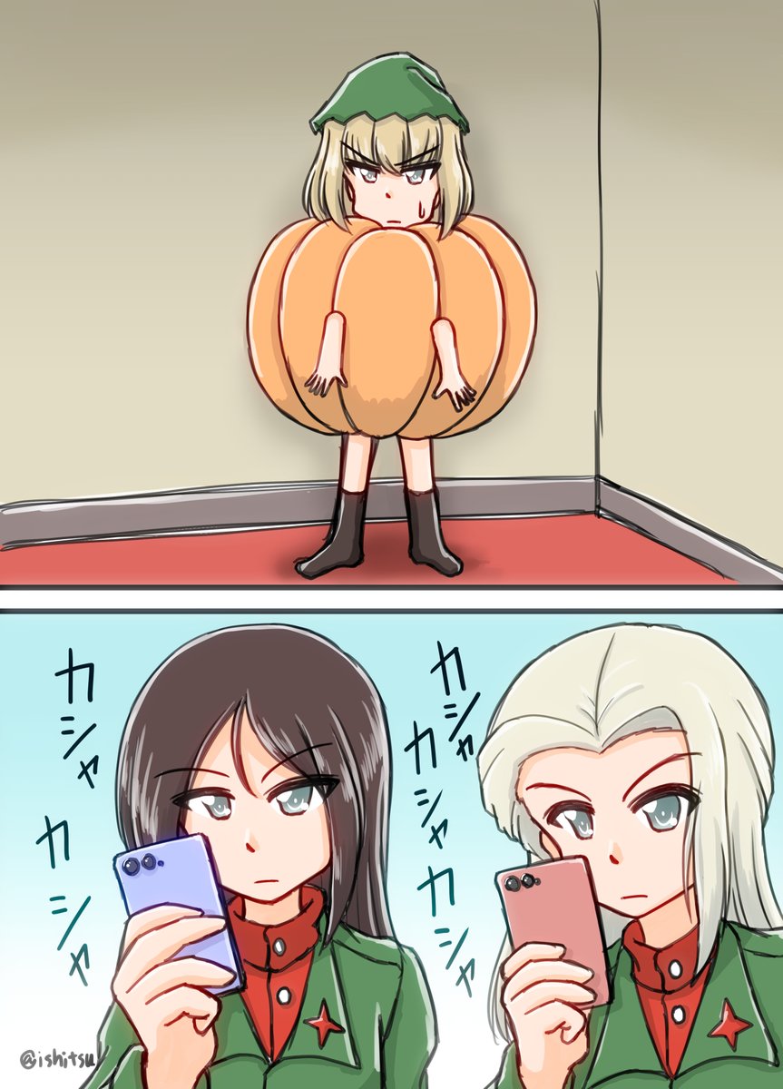 #4周年記念ガルパンワンドロ再投稿企画
4周年おめでとうございます。
自分は参加し始めてから1年位ですが色々と学ばせていただきました。
これからも色々描いていきたいと思いますのでよろしくお願いいたします。

……改めて見返してみるとネタ的なのが自分では気に入ってます。 