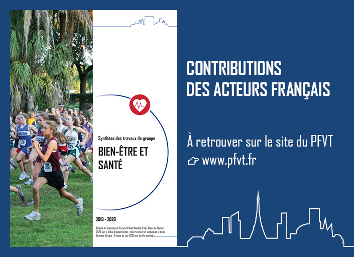 LePFVT's tweet photo. En cette #journeemondialedelasante, retrouvez les recommandations du groupe de travail "Bien-être et santé" du #PFVT piloté par @Fnau_urba et @intaaivn. La #SantePourToutesEtTous demande de penser la ville de façon durable et inclusive➡️ https://t.co/0CojgrsUM5
#RestezChezVous https://t.co/WB7ABd1d2K
