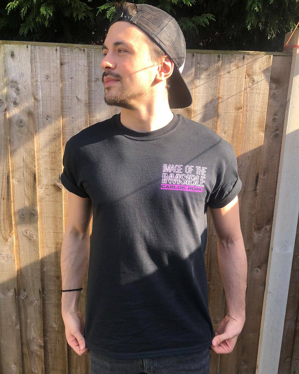 CarlosRomoPW's tweet photo. New t-shirts are here! If you pre-ordered, they will be with you as soon as humanly possible, if not, head over to https://t.co/KZfI7QWbKY. Limited sizes left! #ImageOfTheInvisible https://t.co/HXbZZJFxYQ