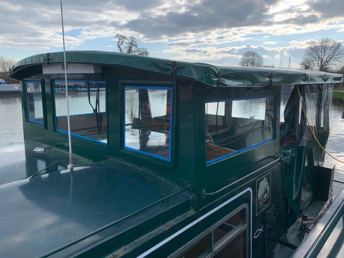 Spirit of Freedom II's wheelhouse has been repainted by our skipper, Buzz &amp; John