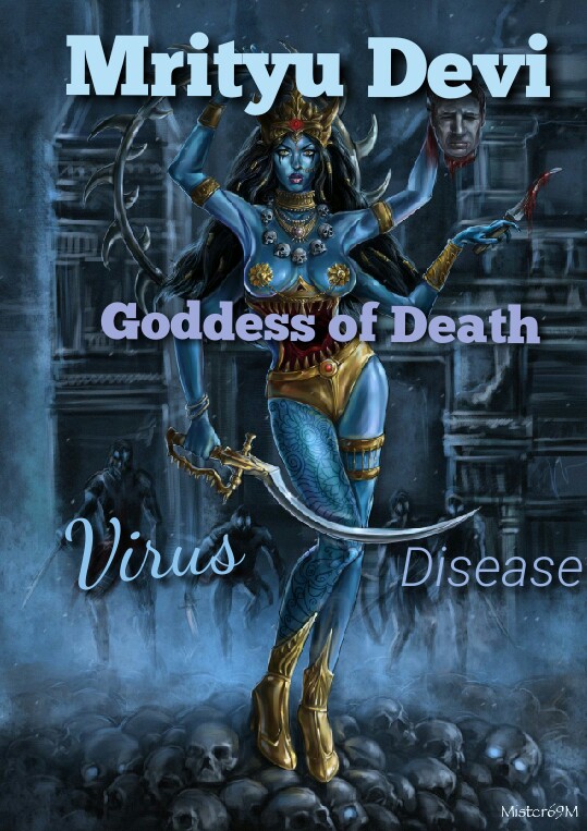 Shivstan3's tweet photo. Mrityu Devi goddess of Death
Awaken to judge by #Sin done #Karma 
 #CaronaVirus 
#ShivDharma 
#शिवधर्म 
#GoddessOfDeath
#MrityuDevi 
#Guleria #GuleriaSadhGuru
#Kundalini
#KundaliniAwaken 
Face with Death face with your own karma Your Own postive Work https://t.co/lbF4xjV9it