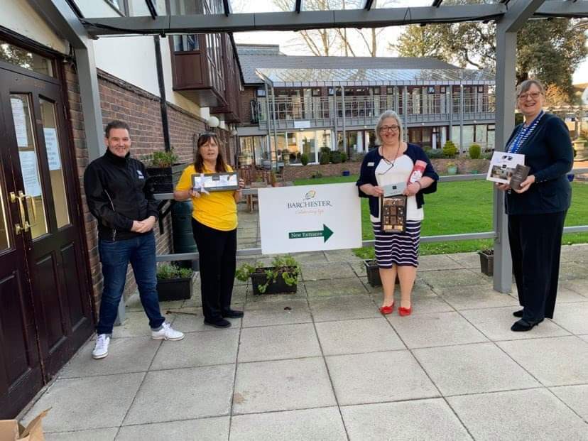 sarah07's tweet photo. @jlandpartners thankyou so much for the delicious treats john lewis at home chichester store delivered to @Barchester_care Marriott House and Lodge care home in chichester. They were very much enjoyed my residents and staff xx https://t.co/J0VOfcDzLs