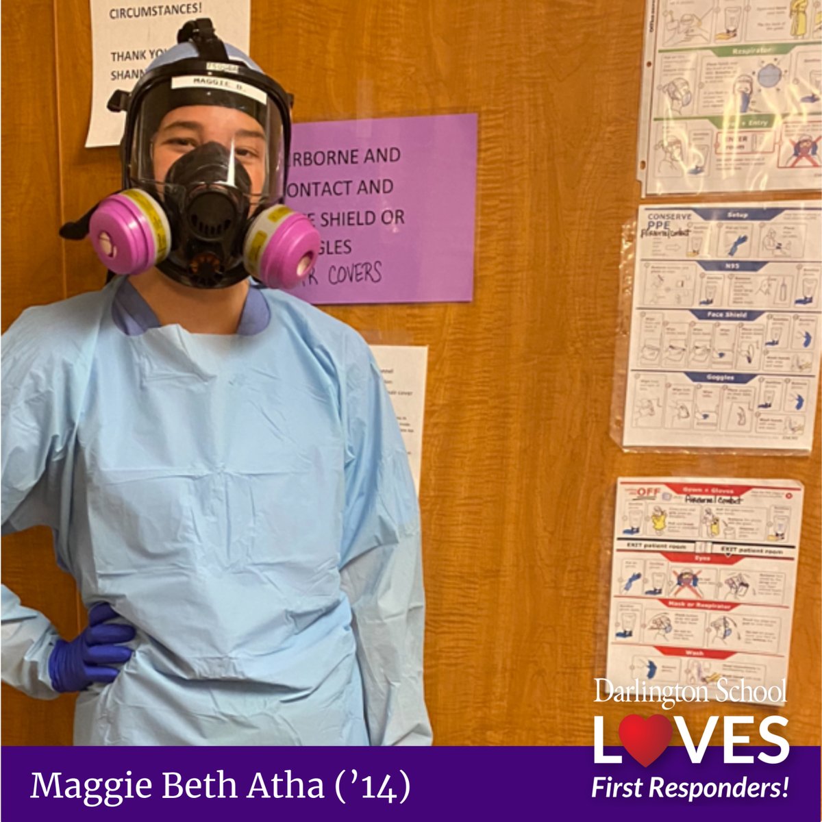DarlingtonTiger's tweet image. We 💜 our alumni and we are so proud of Maggie Beth Atha (’14), an ICU nurse at @FloydMedical. 

Maggie Beth is the daughter of Tommy and Cathe Atha and sister to Anna Claire (‘17), Tommy (‘19) and Katherine (‘25). 

#onceaTIGERalwaysaTIGER #ServiceBeyondSelf