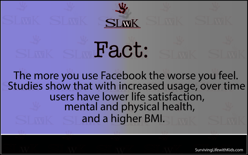 SurviveLifewKid's tweet photo. #Facts: The more you use Facebook the worse you feel. https://t.co/m9OYNLXMDa https://t.co/gaWPJX2wfH