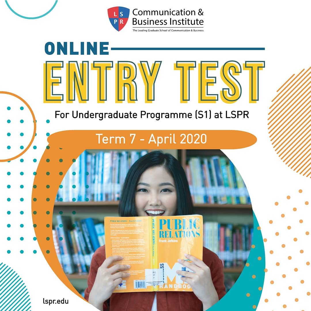 lspr_official's tweet photo. Hi Future Londoners!
Walaupun lagi #dirumahaja kamu tetap bisa daftar dan ikutan Online Entry Test Term 7 di LSPR selama bulan April 2020 ini guys!

Oiya, Jalur PMDK dan Tes Beasiswa masih dibuka loh! More info: 021 2512277

#JoinLSPR #LSPRJakarta #LSPRTransparkBekasi https://t.co/qd8POgggny
