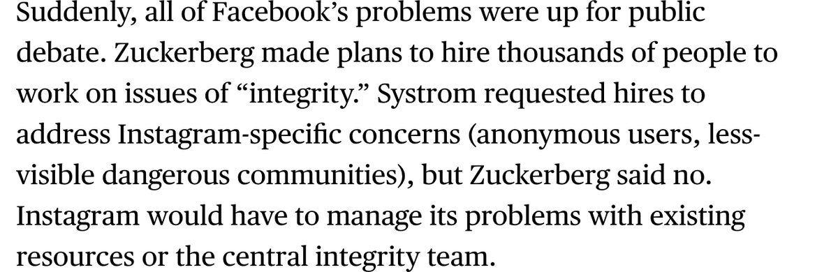Instagram was "the most effective platform" for Russian meddling in 2016 and yet, Insta has been YEARS behind Facebook in terms of its fact-checking efforts.... this explains why bloomberg.com/news/features/…