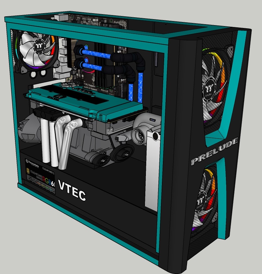 DDCustomMods's tweet photo. Well.... it's getting there.  Getting our sizes down for our 3D printed engine for #PreludePC https://t.co/Hb9qFds7Au