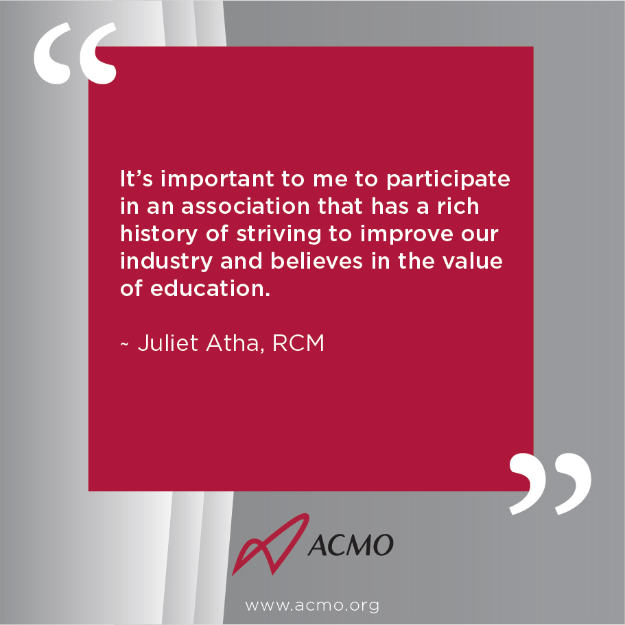 ACMO_org's tweet photo. What does ACMO mean to you?
Read more at https://t.co/IgGBoL00CT

#TuesdayTestimonial #ACMOlife #RCMadvantage #CondoManager https://t.co/z3TwdB9oT1