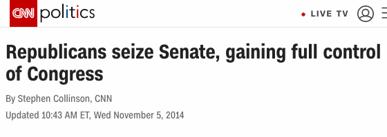 The cynical ploy worked.Republicans retook the Senate.