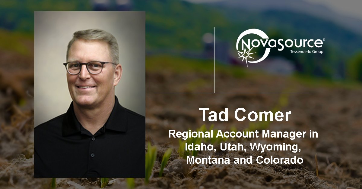 Have you met Tad? He joined NovaSource in 2016 with many years of crop protection experience and is our Regional Account Manager in Idaho, Utah, Wyoming, Montana and Colorado.