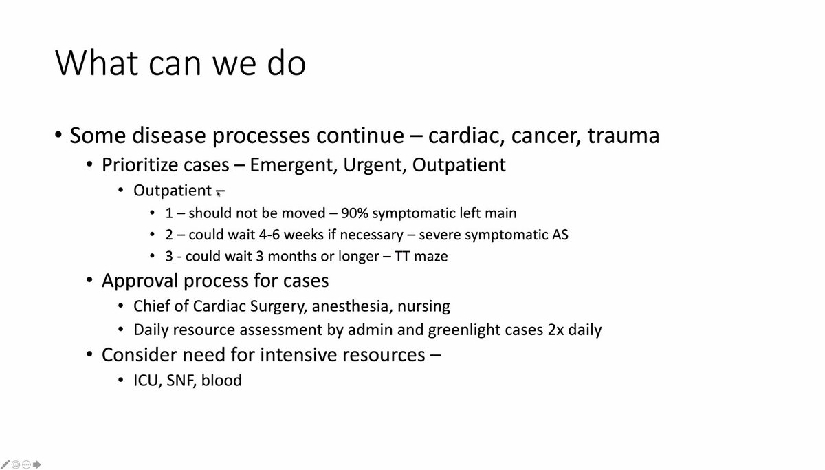 /11 Dr. Eric Lehr from Seattle:  #COVID19  @ISMICS webinarLessons learned: - limit exposure of your team and healthcare personnel - organize hospital to limit spread - utilize telemedicine- risk stratify and triage pts- conserve healthcare personnel and resources