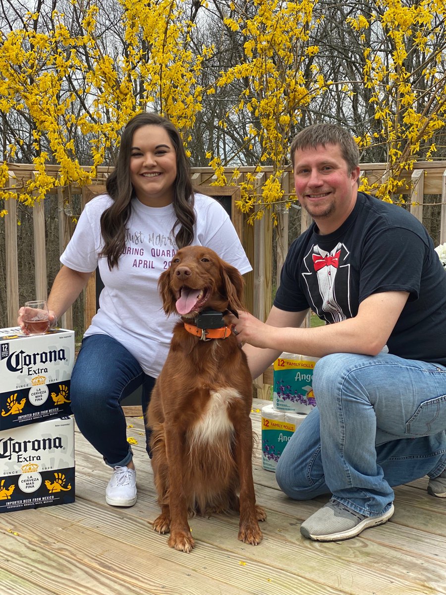 gskawski's tweet photo. Congatulations to Erica and Rob on their wedding this past Saturday🥂 https://t.co/IHXKYZi0K4
