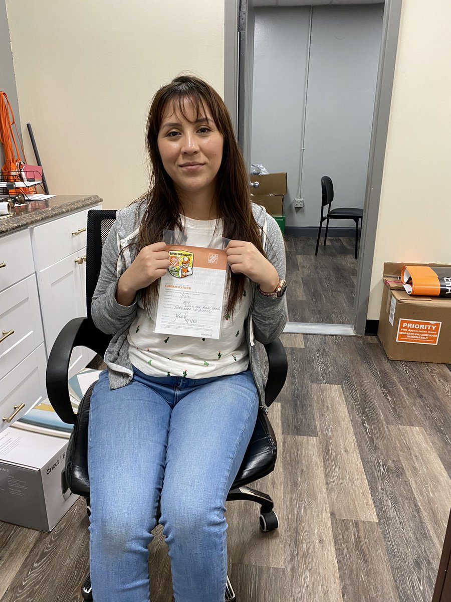 Great Job Yesica!! Thank you for all you do!@BassKausha <a href="/HomeDepot/">The Home Depot</a>