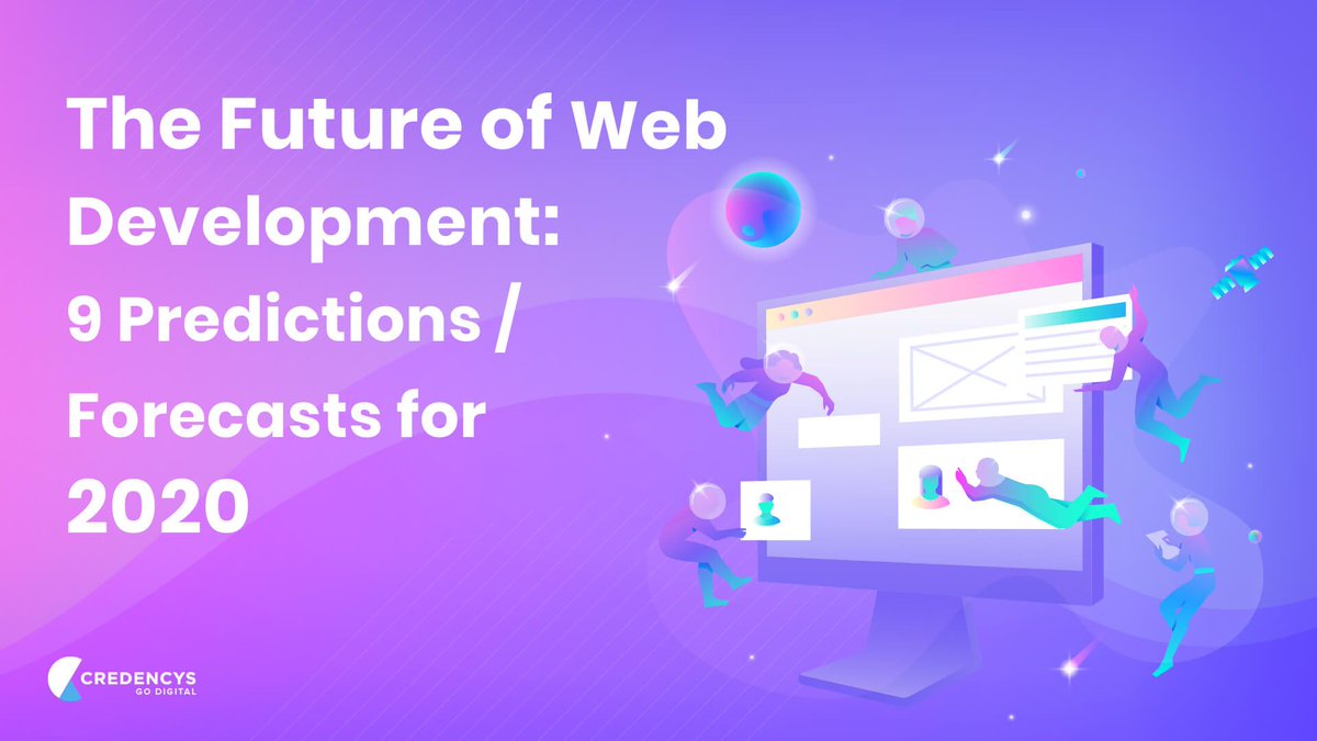 Credencys's tweet photo. Do you know the future of web development? Check out this blog to find some Web Development Predictions in 2020.   

https://t.co/9OexywmS7M

#FutureWebDevelopment #WebDevelopment https://t.co/zel0B0utOh