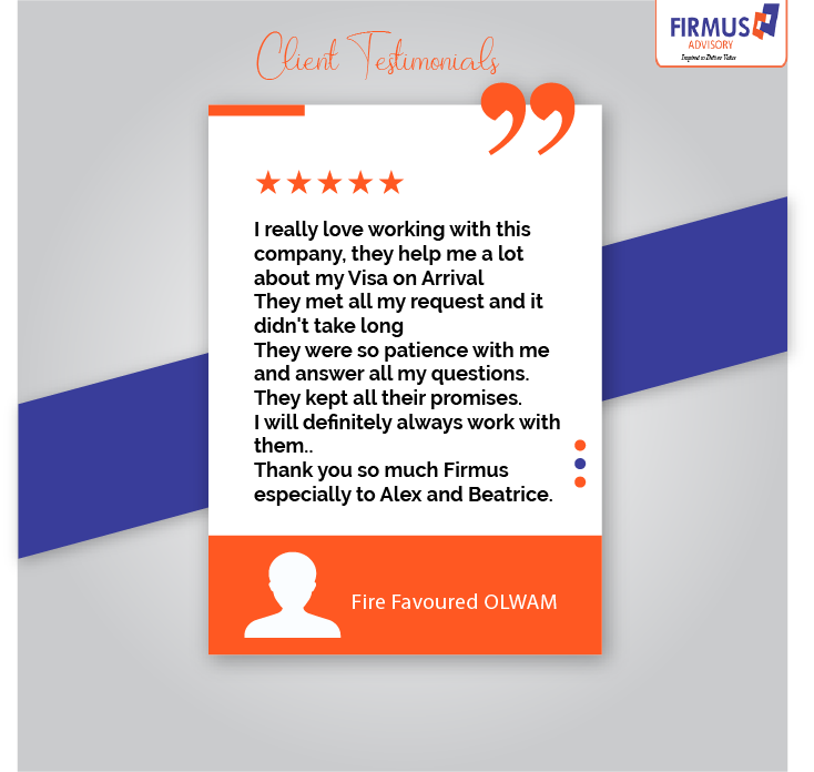 Firmus_Advisory's tweet photo. Can your client say this about you? At Firmus Advisory we deliver timely, efficient and cost effective services to our cherished clients. #letgetstarted #clienttestimonialRed heart #guaranteedresults #consultancy #FirmusAdvisory #InspiredToDeliverValue https://t.co/oyZXhhjVzb