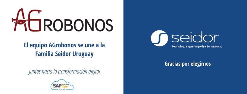 agrocapital_uy's tweet photo. Gracias amigos de @seidoruruguay! Estamos seguros de que gestionando el negocio a través de SAP mejoraremos la productividad y el rendimiento, para brindar un mejor servicio a nuestros clientes. https://t.co/cn3yCvMdJ8