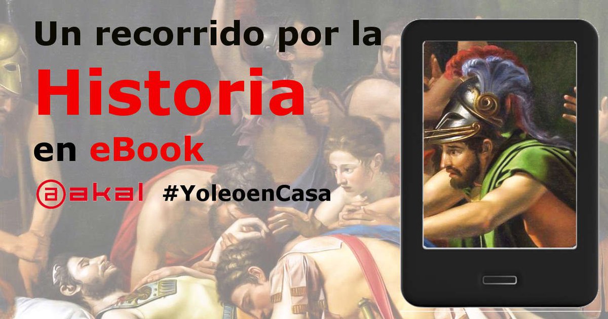 AkalEditor's tweet photo. Akal tiene Historia
50 años editando dan para mucho.
#Ebooks Una selección de títulos de Historia de @AkalEditor  y Siglo XXI, para descubrir todo aquello que ocurrió y que no siempre se cuenta, de mano de los mejores autores.
https://t.co/MZhYKdTFxA https://t.co/1iIU2LYr3X