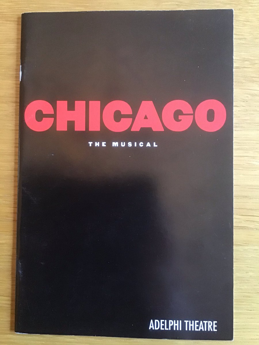 TheatreFlashba1's tweet photo. Looking back at old theatre programmes: Chicago. Jun2001 @Adelphi with @LeaghHicks @leighz123 @denise_vanouten @fatgazmilner #SpencerSolomon #barryjames @tiffanygraves4 @N1CKW1NSTON #janefowler @Zoehardman #susannahfellows #MichaelSimkins #EmmaGray #simonbreen https://t.co/BUMvfsfQNz