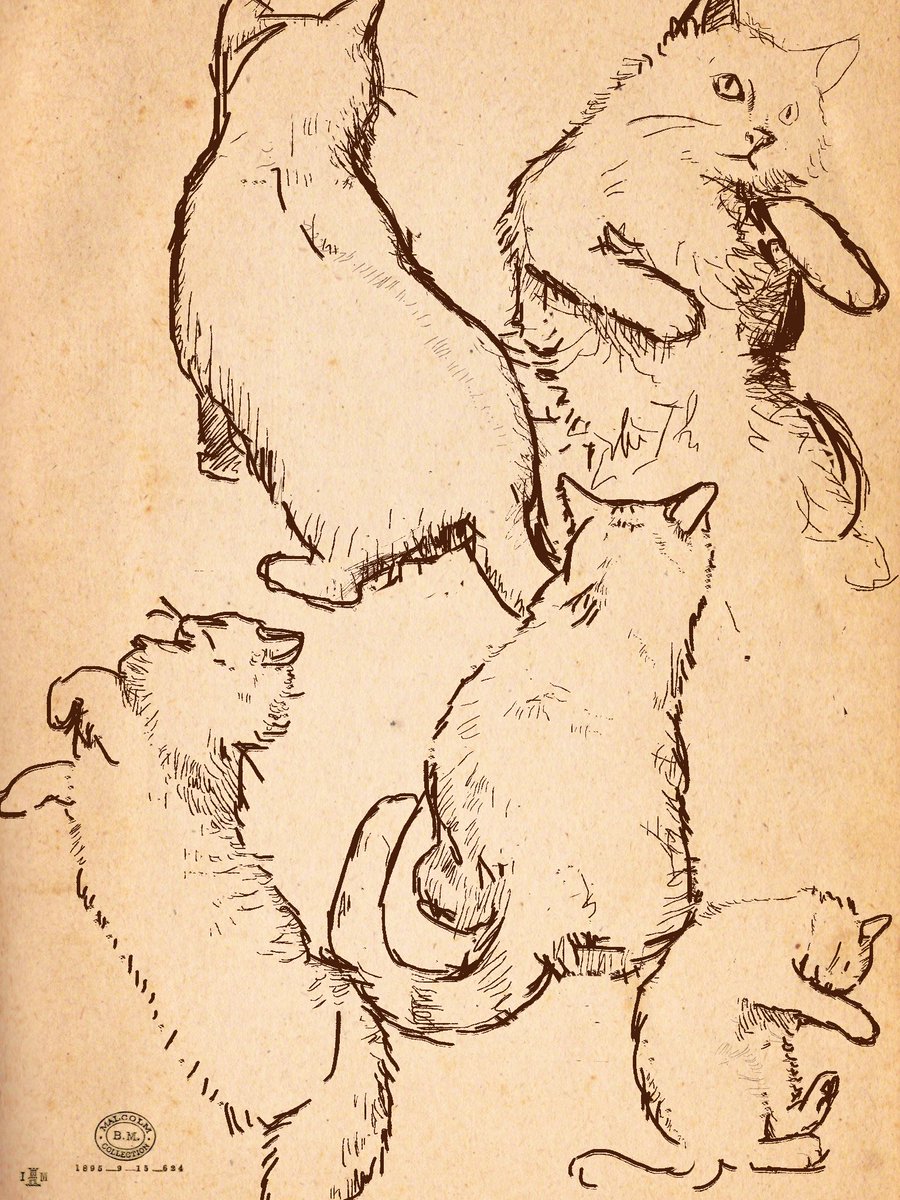 wool_lee's tweet photo. This is the internet, so obviously  it had to be cats. #MuseumMasterpiece https://t.co/Vm76CdG68F
