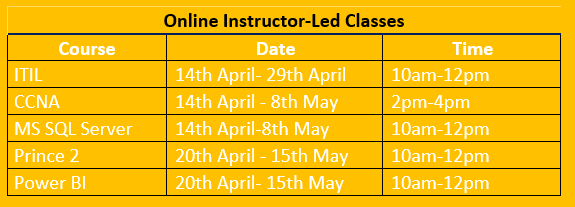 LearnovateTech's tweet photo. We continue to bring you rich online instructor-led training sessions. Pick your course and grow your skills at very discounted rates. 
Email: info@learnovate.co.ke 
Call: +254 721130397 or  +254 733600316
#LearnToInnovate https://t.co/vuWg9PBiLk