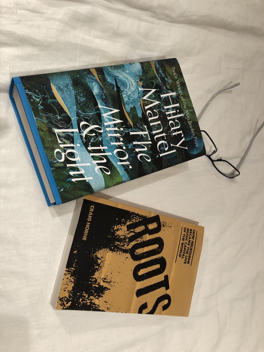#CoronavirusLockdown reading list must include these two gems. Great read Craig Horne of The Hornets #blues thehornets.com.au and glad to reacquaint w Hilary Mantel