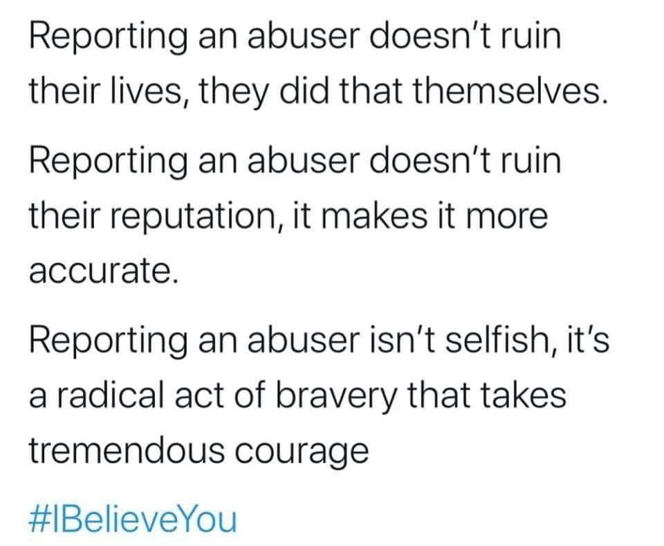 KQuinzell's tweet photo. Following on from what I was saying, this sums it up perfectly.
#ibelieveyou #dontblamethevictim #metoo #modelsafety #breakthesilence https://t.co/1K1RZsOtme