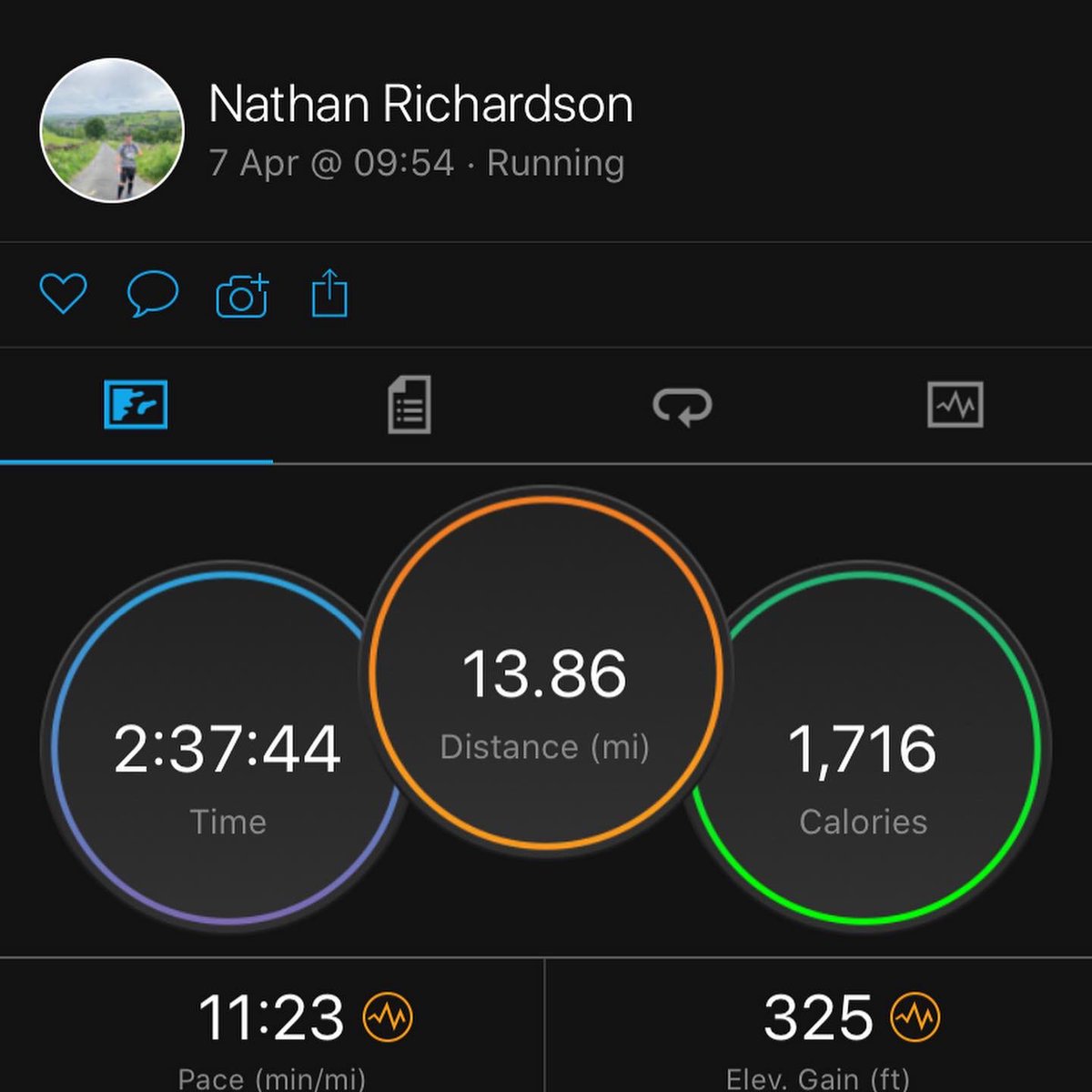 nathrich92's tweet photo. I ran a HM this morning with weight locally to mark a year to the date I ran my first marathon.
Iβm dedicating this to Victoria Woodhall who was sadly taken from us last week.
Soon Iβll be back to get this run finished.. stay positive! #runforvictoria #runaroundthegrounds https://t.co/7GIyhBaiBb