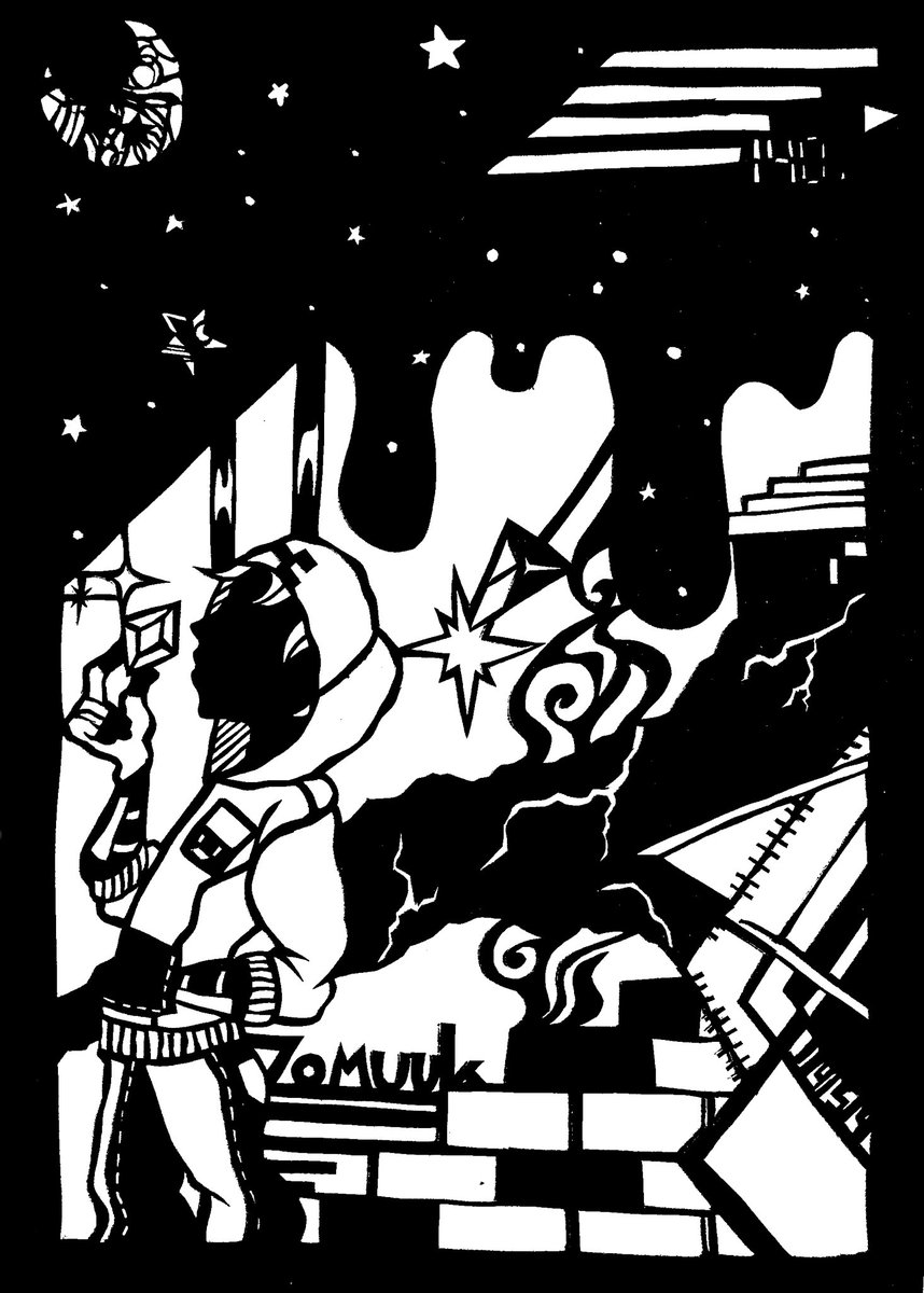 zmークモチーフの切り絵です
#wrwrdFA 
