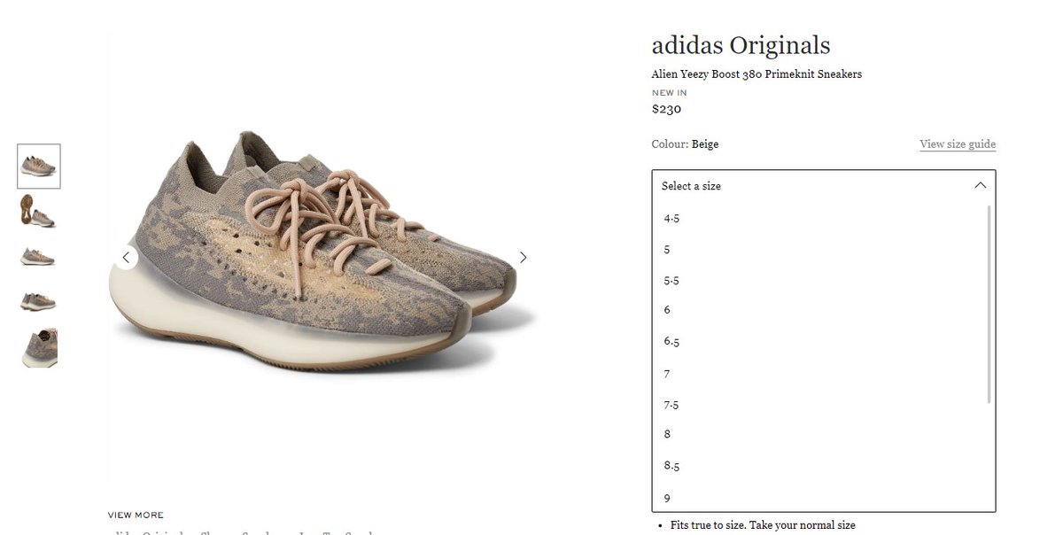 yeezy boost 380 true to size