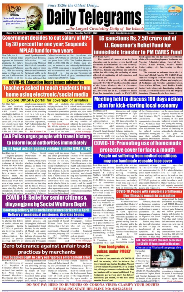 Andaman and Nicobar Admn tweet media