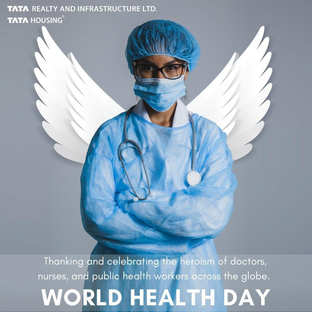 Saluting and celebrating heroism of health workers across the world. Stay home and let their hard work win!  
#worldhealthday #Staysafe #Stayhome