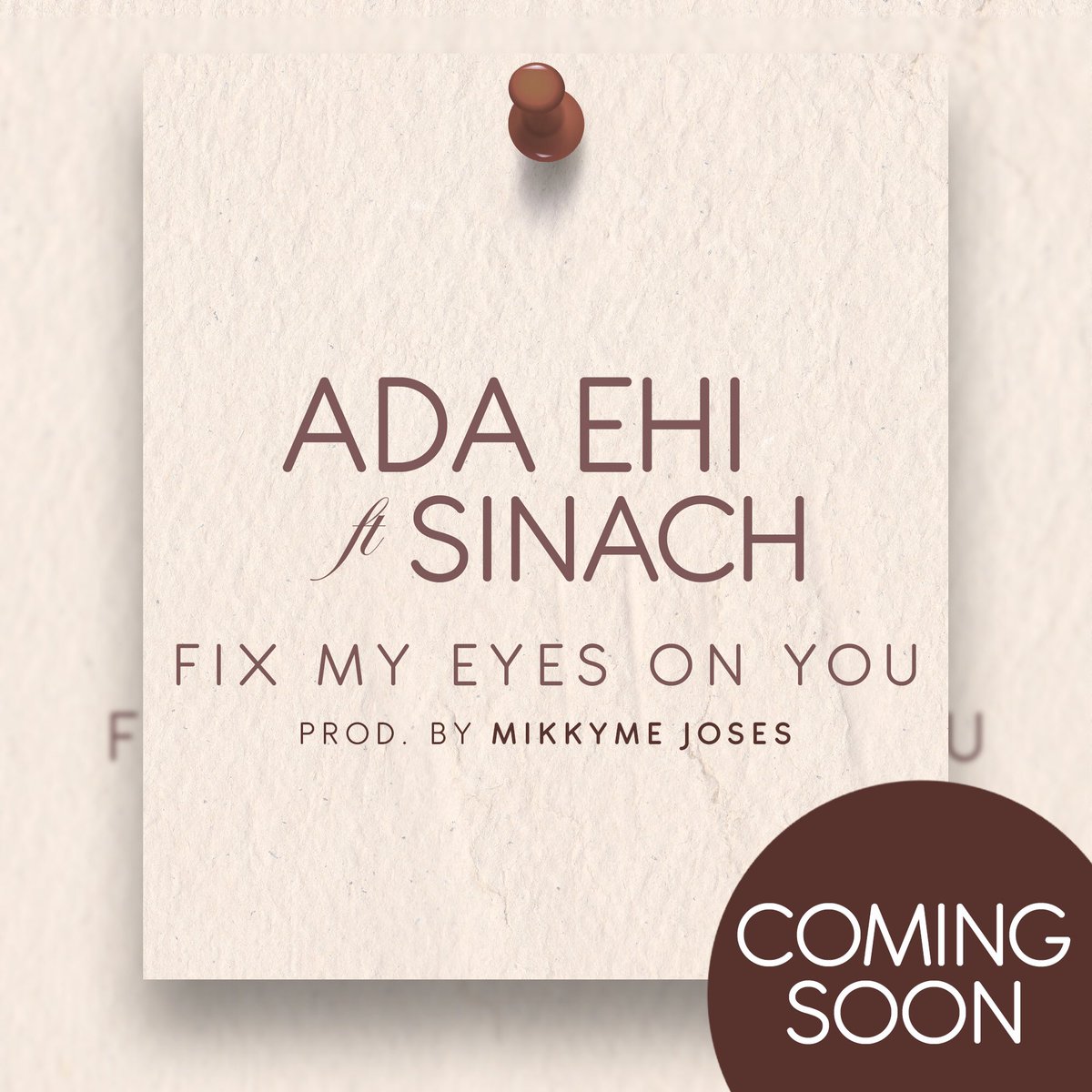 AdaEhiMoses's tweet photo. This song is coming at this time just for you.

Get ready to be blessed and strengthened even more

#FixMyEyesOnYou
#OutThisEasterFriday
#BornOfGod
#AdaEhi
#Sinach https://t.co/X9dV1lGBhq