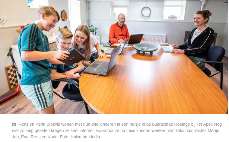 internwesterw's tweet photo. Toch maar mooi #glasvezel in deze tijden van thuiswerken. Buitengebied van #westerwolde en #stadskanaal is er maar wat blij mee: https://t.co/AmHlnYnOwG https://t.co/utZFkmWq3r