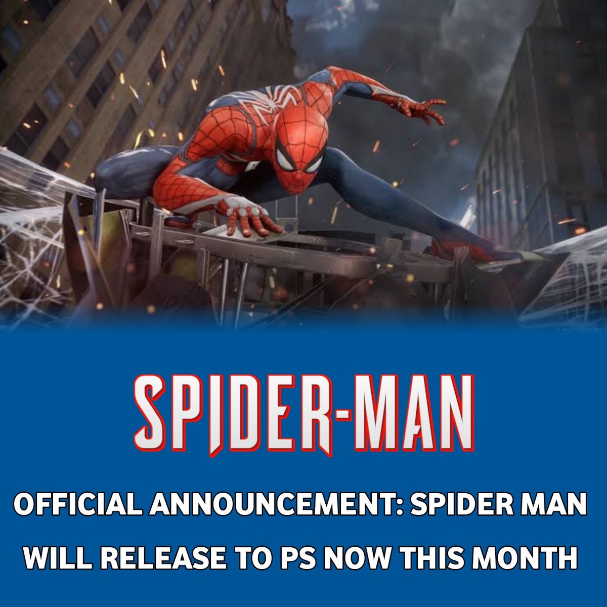 GamCyber's tweet photo. Follow US for more news.
.
.
.
.
#SpiderMan #SpiderManPS4 #Marvel #PSNOW #games #gaming #gamers #PS4 #PC https://t.co/2AfMaZNy0w