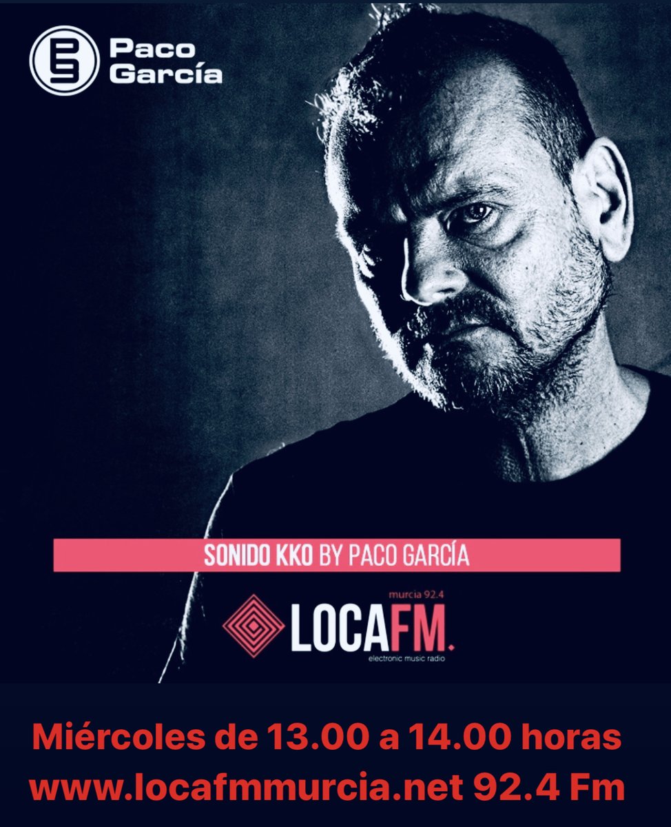 Mañana de 13.00 a 14.00 horas, como todos los miércoles, Sonido KKO Discoteca by <a href="/PacoGarciaDj/">Paco García</a> en <a href="/LocafmMurciaDJ/">Loca  Fm / Murcia DJ</a> 
Episodio 12+1 
Espero que esteis bien, Amig@s. #yomequedoencasa